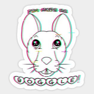 You Make Me Boggle! (Glitched Version) Sticker